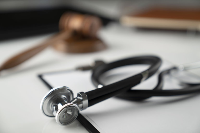 stethoscope signifying medical malpractice