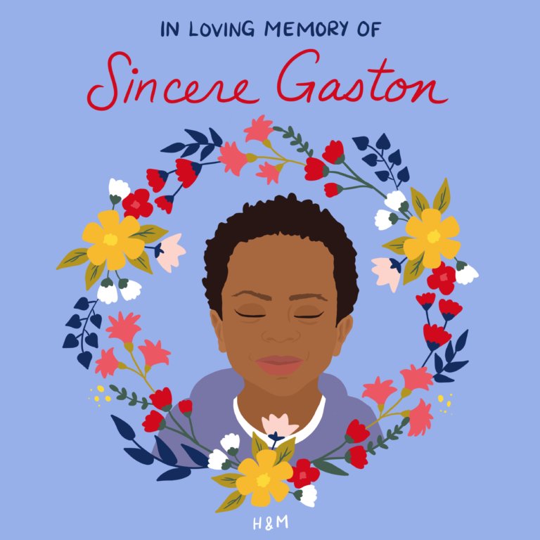 In loving memory of Sincere Gaston