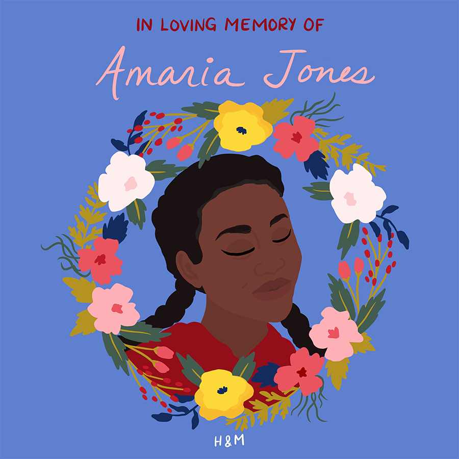 In loving memory of Amaria Jones