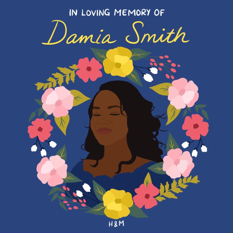 In loving memory of Damia Smith