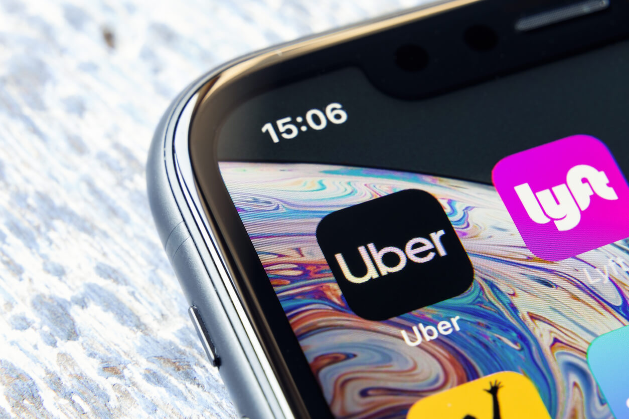uber, lyft app